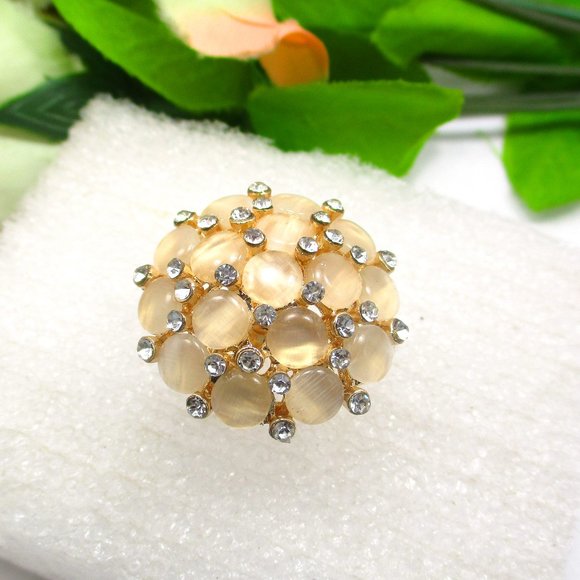 Omsar Jewelry Jewelry - Heavy Rose Gold Party Wear Ring For Girls And Women AFJSS-0819